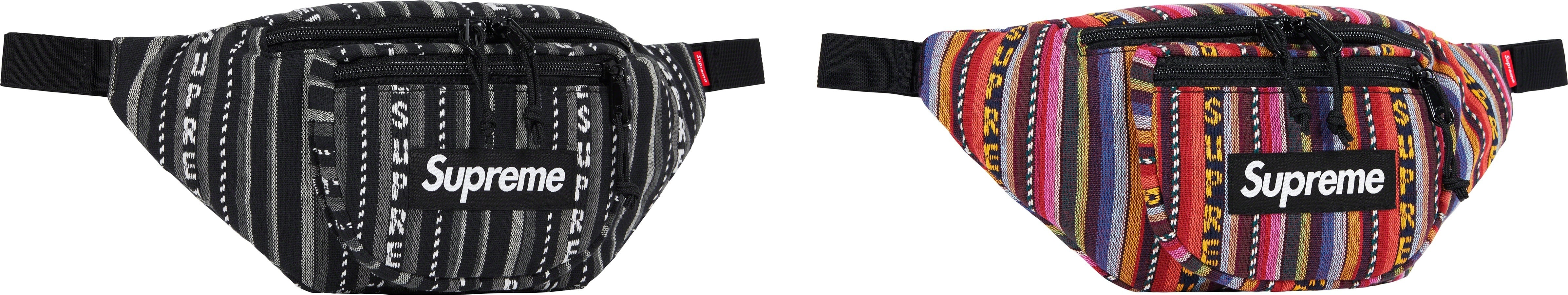 Woven Stripe Waist Bag